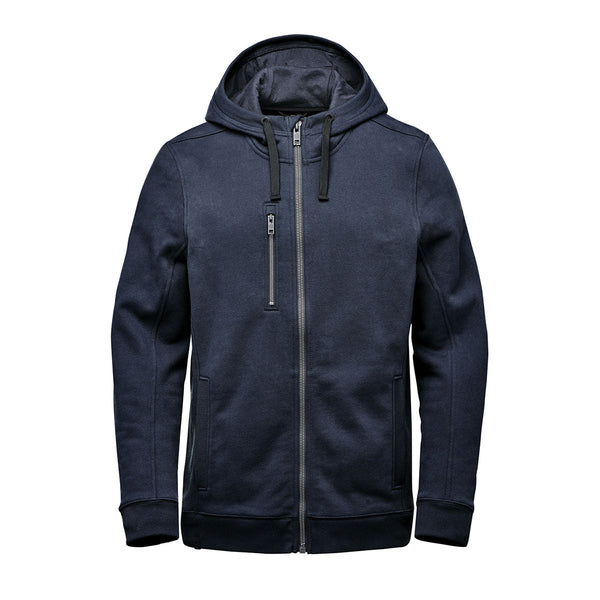 Navy blue fleece zip clearance up