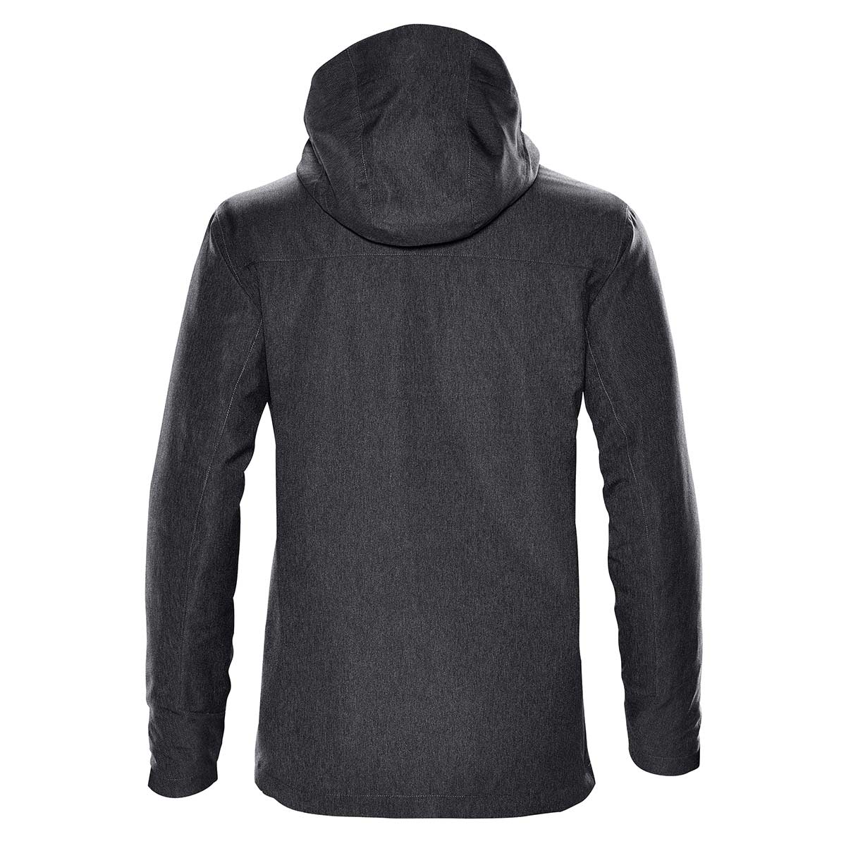 Fleece lined - pure wool jacket - Charcoal