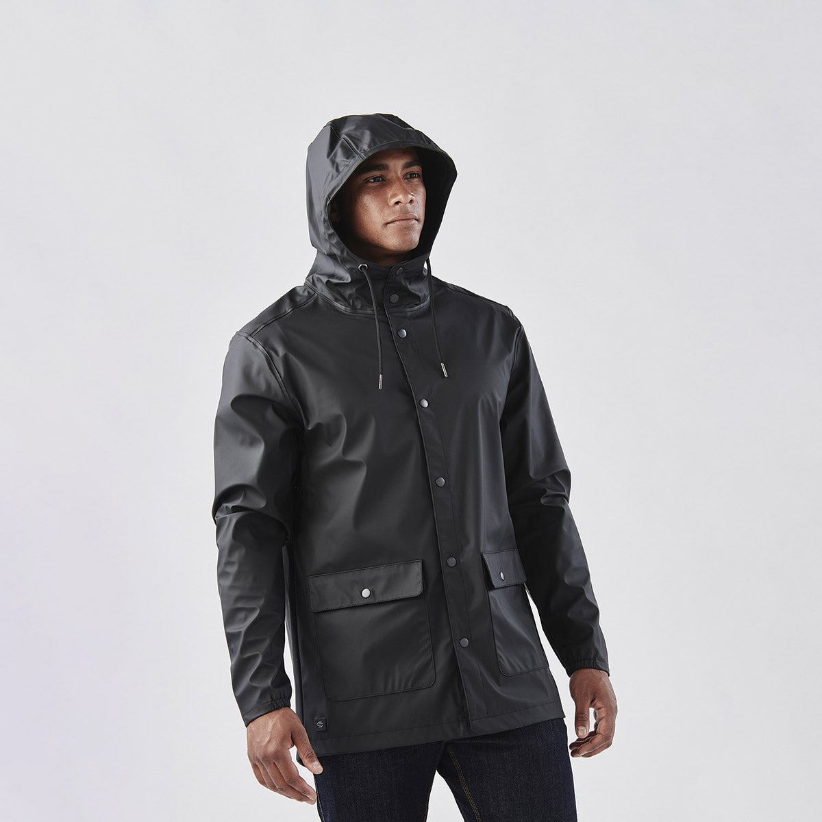 Orvis Men's Waterproof Rain Jacket/Navy - Andy Thornal Company